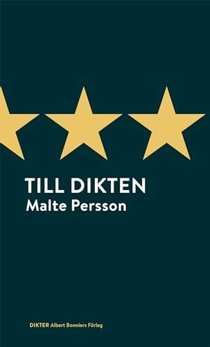 Till dikten; Malte Persson; 2018