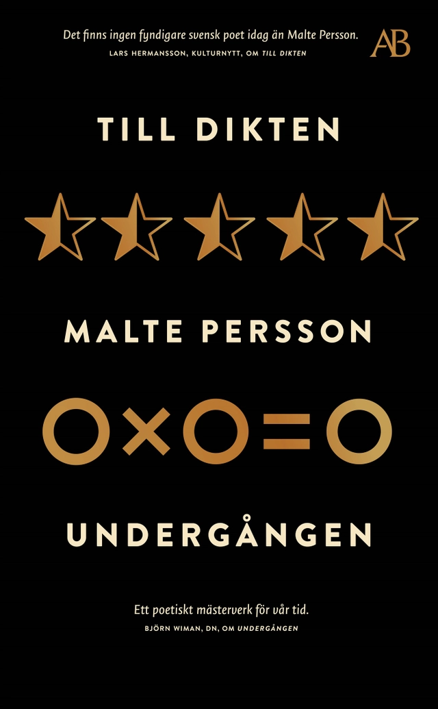 Till dikten / Undergången; Malte Persson; 2022