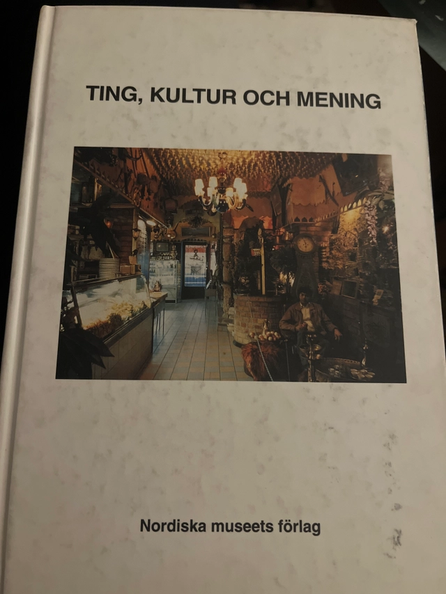 Ting, kultur och mening; Åke Daun; 1995