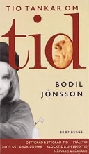 Tio tankar om tid; Bodil Jönsson; 1999