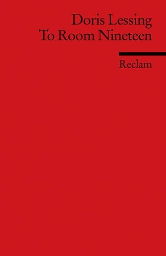 To Room Nineteen; Doris May Lessing; 1983