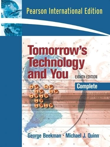 Tomorrow's technology and you; George Beekman; 2008