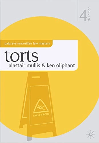 Torts; Alastair Mullis; 2011