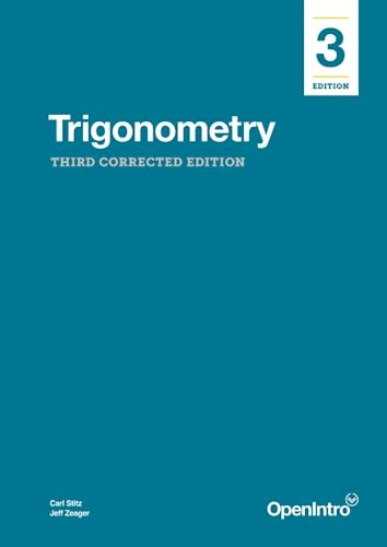 Trigonometry; Carl Stitz, Jeff Zeager