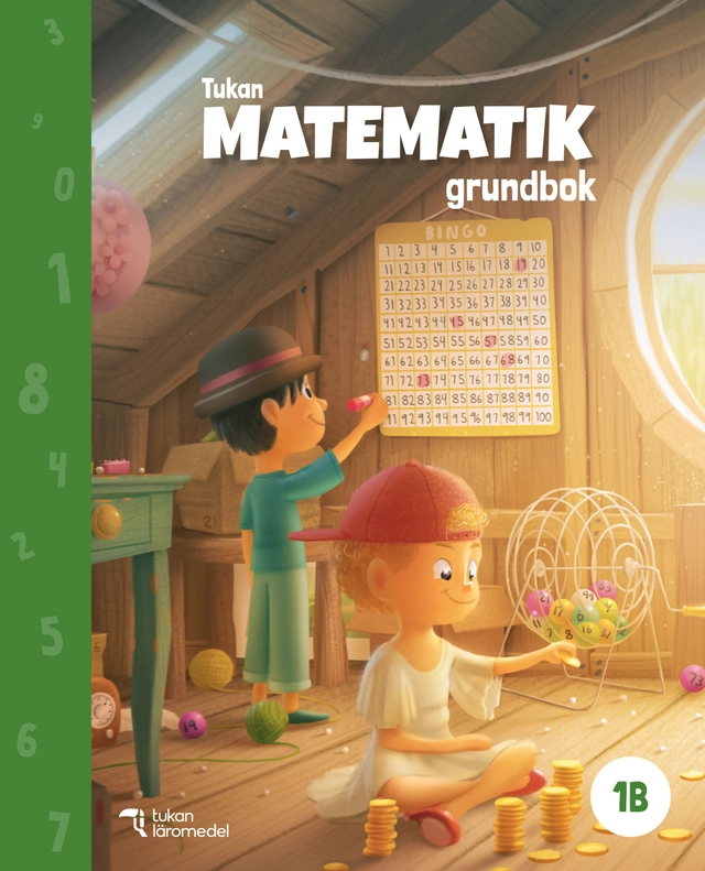 Tukan Matematik 1B Grundbok; Eva Johansson; 2022