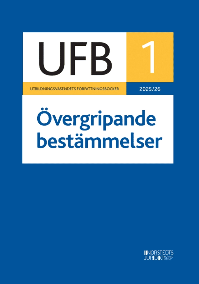 UFB 1 Övergripande bestämmelser : 2025/26; 2025