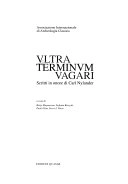 Ultra terminum vagari : scritti in onore di Carl Nylander; Eva Nilsson Nylander, Carl Nylander, Börje Magnusson; 1997
