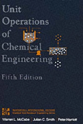 Unit Operations of Chemical Engineering; Warren Lee McCabe; 1993