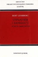 Uppsatser i bankrätt : Första samlingen; Bert Lehrberg; 2002
