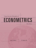 Using Stata for Principles of Econometrics ; R. Carter Hill, William E. Griffiths, George G. Judge; 2008
