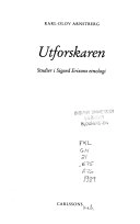 Utforskaren : studier i Sigurd Erixons etnologi; Karl-Olov Arnstberg; 1989