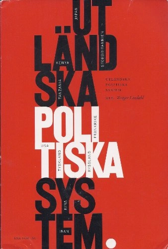 Utländska politiska system; Rutger Lindahl; 1998