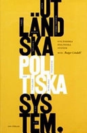 Utländska politiska system; Rutger Lindahl; 2004