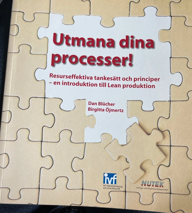 Utmana dina processer! : resurseffektiva tankesätt och principer : en introduktion till Lean produktion; Dan Blücher; 2004