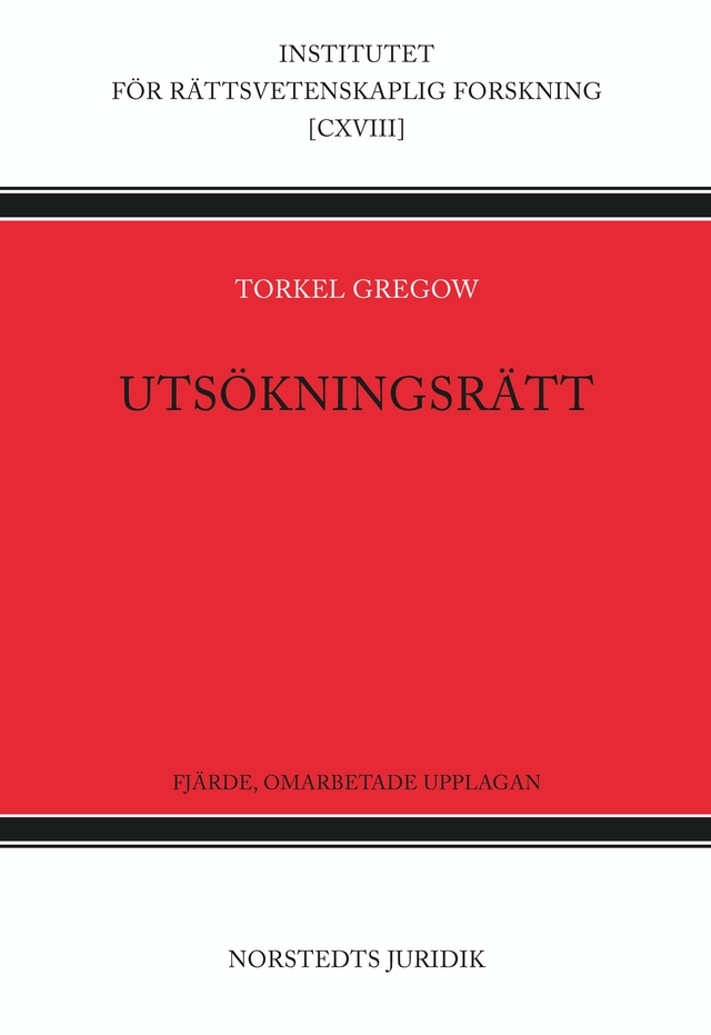 Utsökningsrätt; Torkel Gregow; 2021