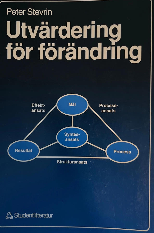 Utvärdering för förändring; Peter Stevrin; 1991