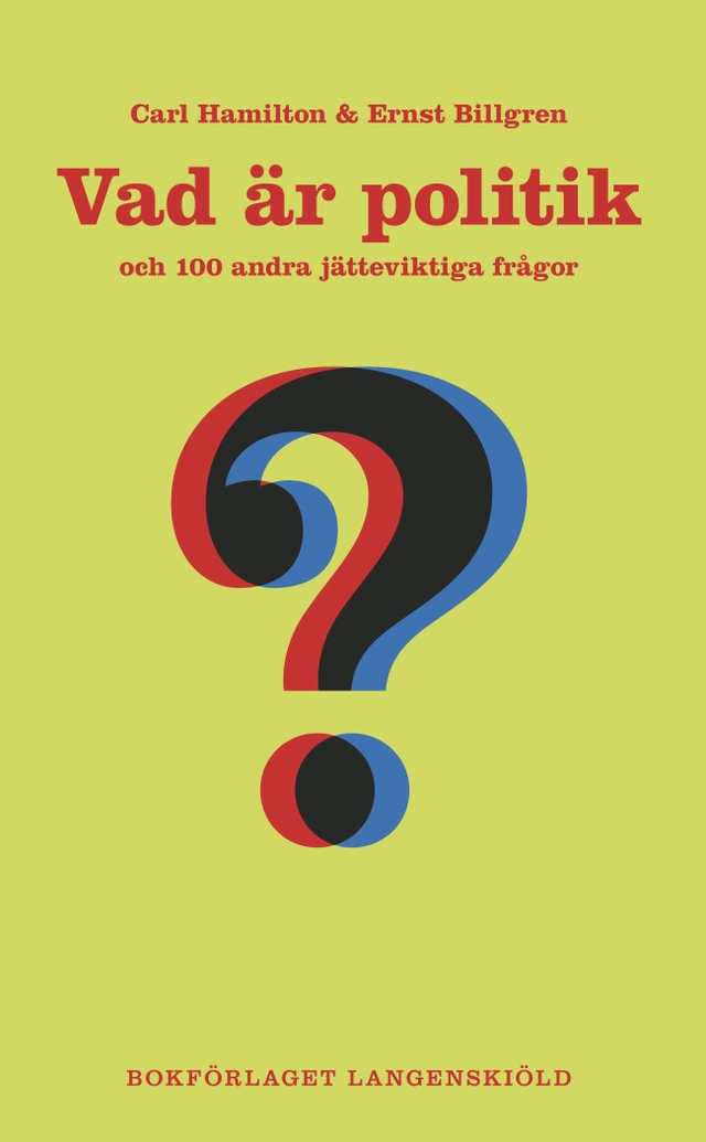 Vad är politik och 100 andra jätteviktiga frågor; Ernst Billgren, Carl Hamilton; 2010