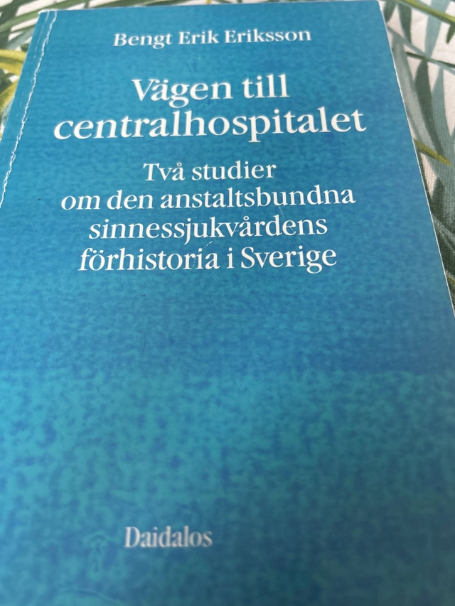 Vägen till centralhospitalet : två studier om den anstaltsbundna sinnessjukvårdens förhistoria i Sverige; Bengt Erik Eriksson; 1989