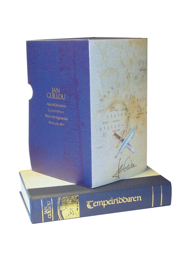 Vägen till Jerusalem ; Tempelriddaren ; Riket till vägens slut ; Arvet efter Arn (lyxkartong); Jan Guillou; 2002