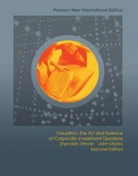 Valuation; Sheridan Titman, John Martin; 2013