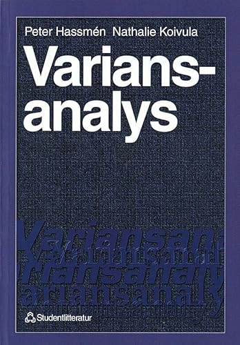 Variansanalys; Peter Hassmén, Nathalie Hassmén; 1996