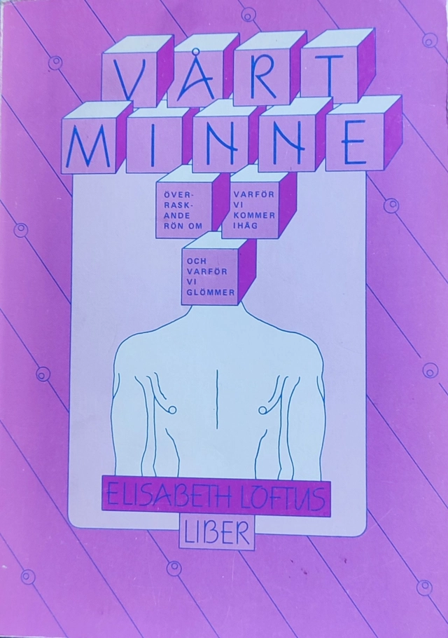 Vårt minne : förvånande rön om hur vi kommer ihåg och varför vi glömmer; Elizabeth Loftus; 1982