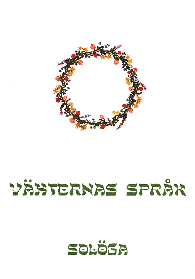 Växternas språk; Carina Solöga; 2003