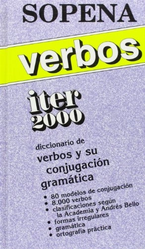 Verbos iter 2000: diccionario de verbos y su conjugación gramáticaIter 2000; VV Staff