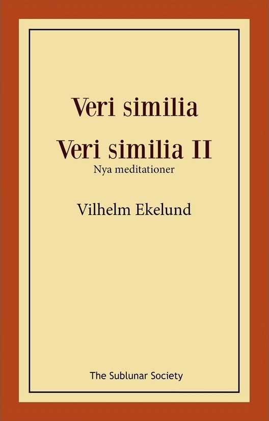 Veri similia ; Veri similia II; Vilhelm Ekelund; 2020