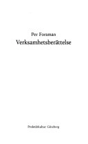 Verksamhetsberättelse : [roman]; Örjan Nyström; 1983