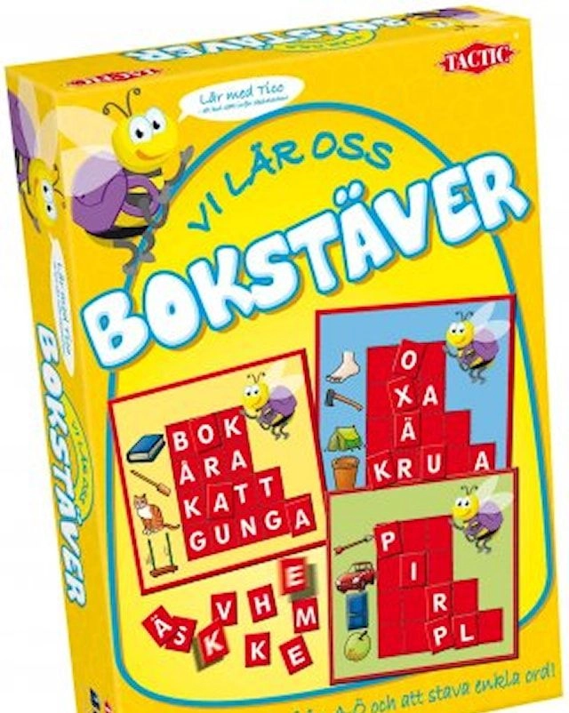 Vi lär oss bokstäver; Tactic Games Oy ; 2010