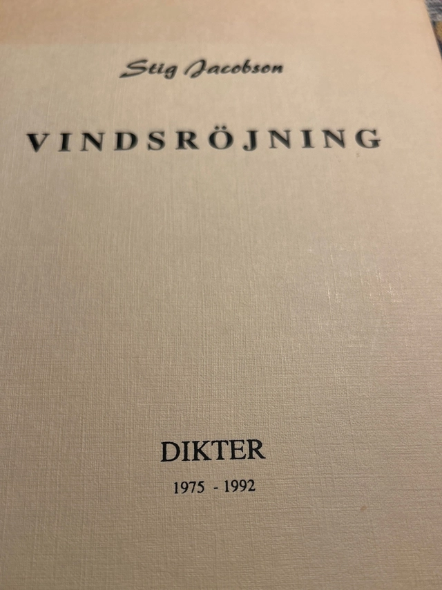 Vindsröjning; Stig Jacobson; 1993