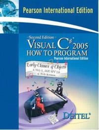 Visual C#®  2005 : how to program; Harvey M. Deitel; 2006