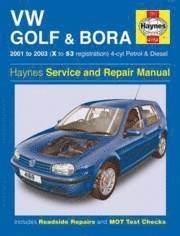 VW Golf & Bora service and repair manual : models covered: Golf Hatchback & Estate and Bora Saloon, including special/limited editions, petrol engines: 1.4 litre (1390 cc), 1.6 litre (1595 cc & 1597 cc), 1.8 litre (1781 cc) & 2.0 litre (1984 cc) 4-cylinder inc. turbo, diesel engines: 1.9 litre (1896 cc) including turbo-diesel; Andrew K. Legg, Peter T. Gill; 2005