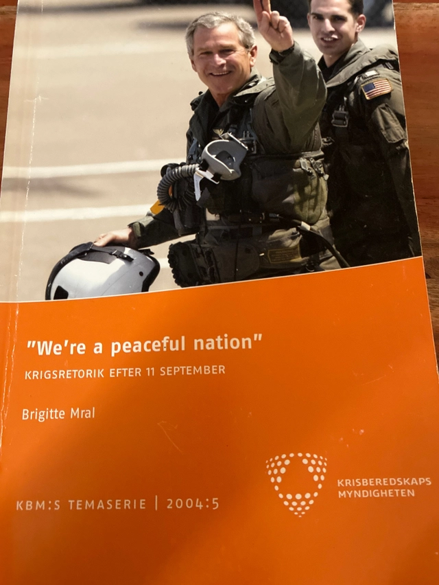 "We're a peaceful nation"; Brigitte Mral; 2004