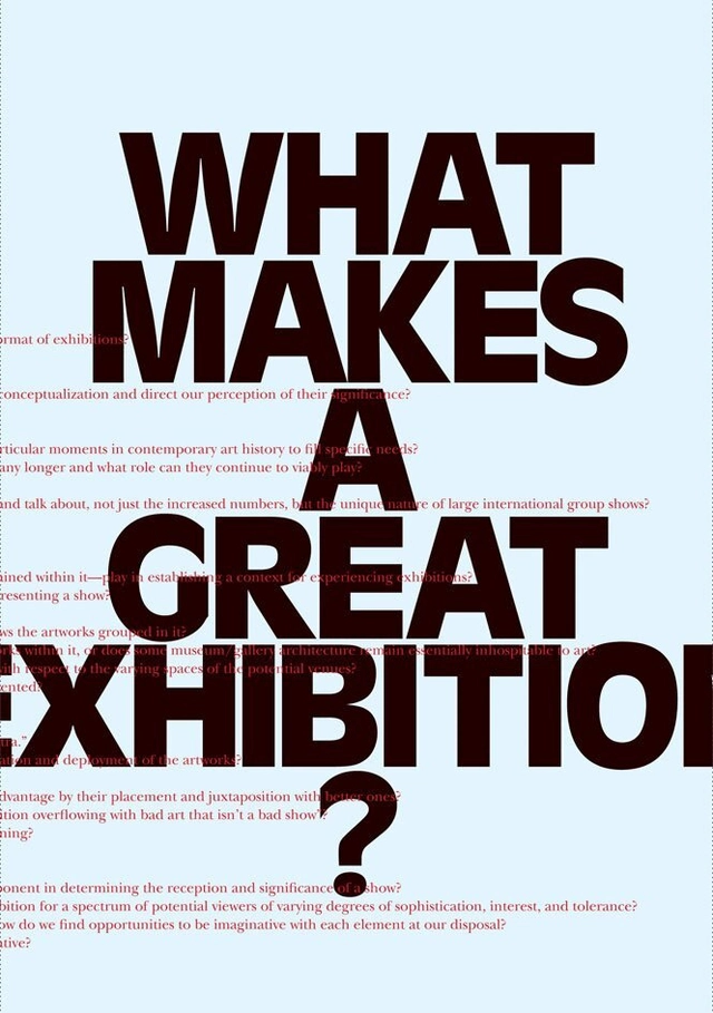 What makes a great exhibition?; Paula Marincola, Philadelphia Exhibitions Initiative.; 2006