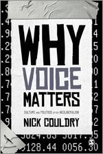 Why voice matters; Nick Couldry; 2010