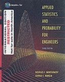 WIE Applied Statistics and Probability for Engineers; Douglas C. Montgomery; 2003