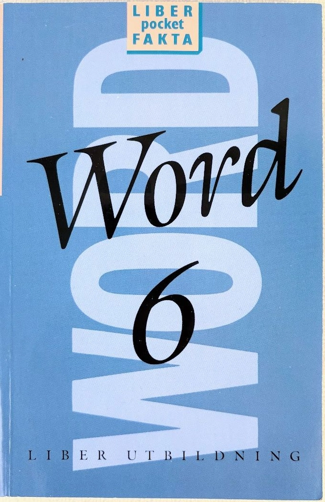 Word 6; Liber Utbildning; 1994
