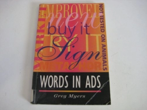 Words in ads; Greg Myers; 1995