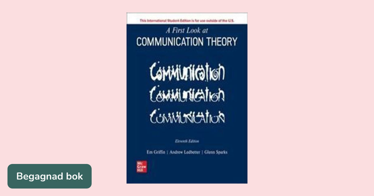 語学・辞書・学習参考書 A First Look at Communication Theory A First Look at Communication Theory: 9780073385020: Speech
