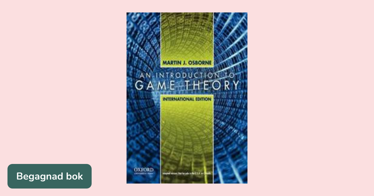 An introduction to game theory - ISBN 9780195322484