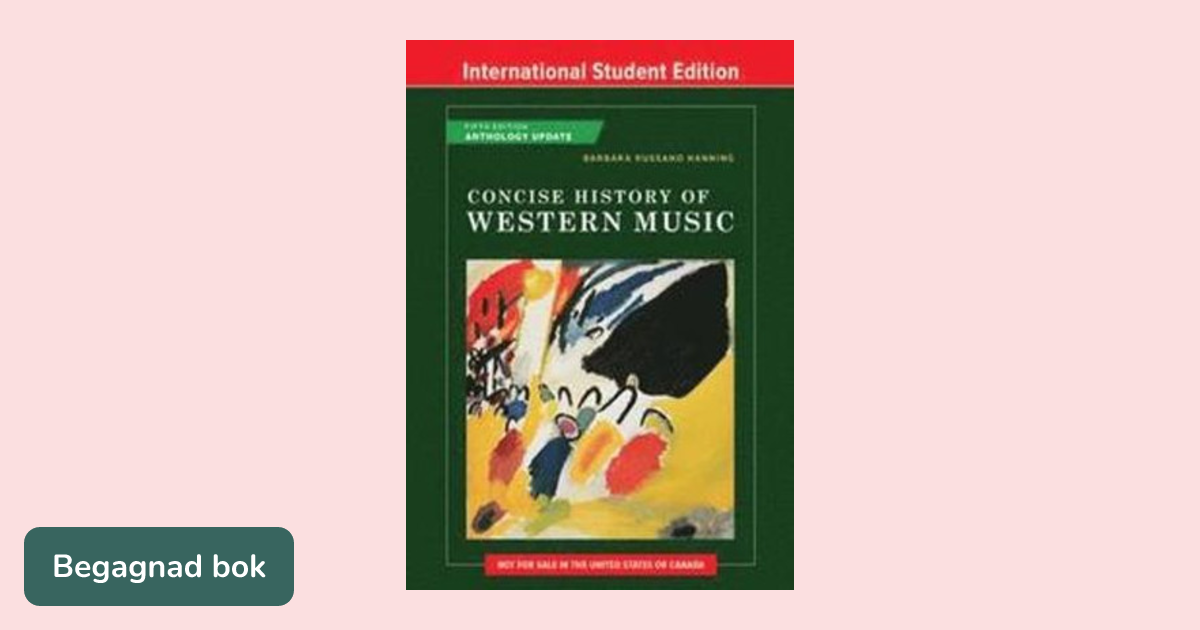 Concise history of Western music - ISBN 9780393421668