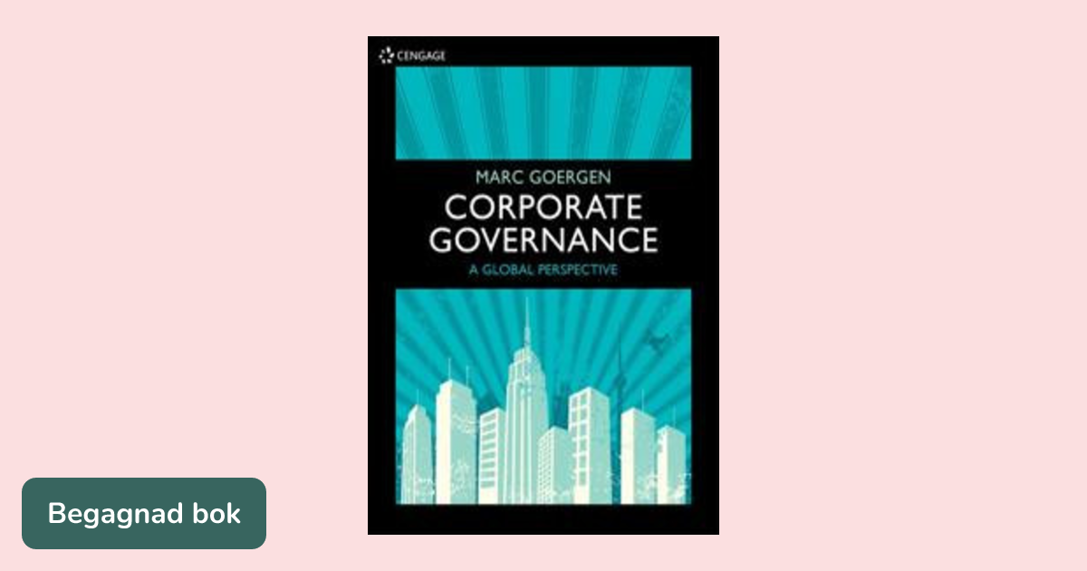Corporate governance : a global perspective - ISBN