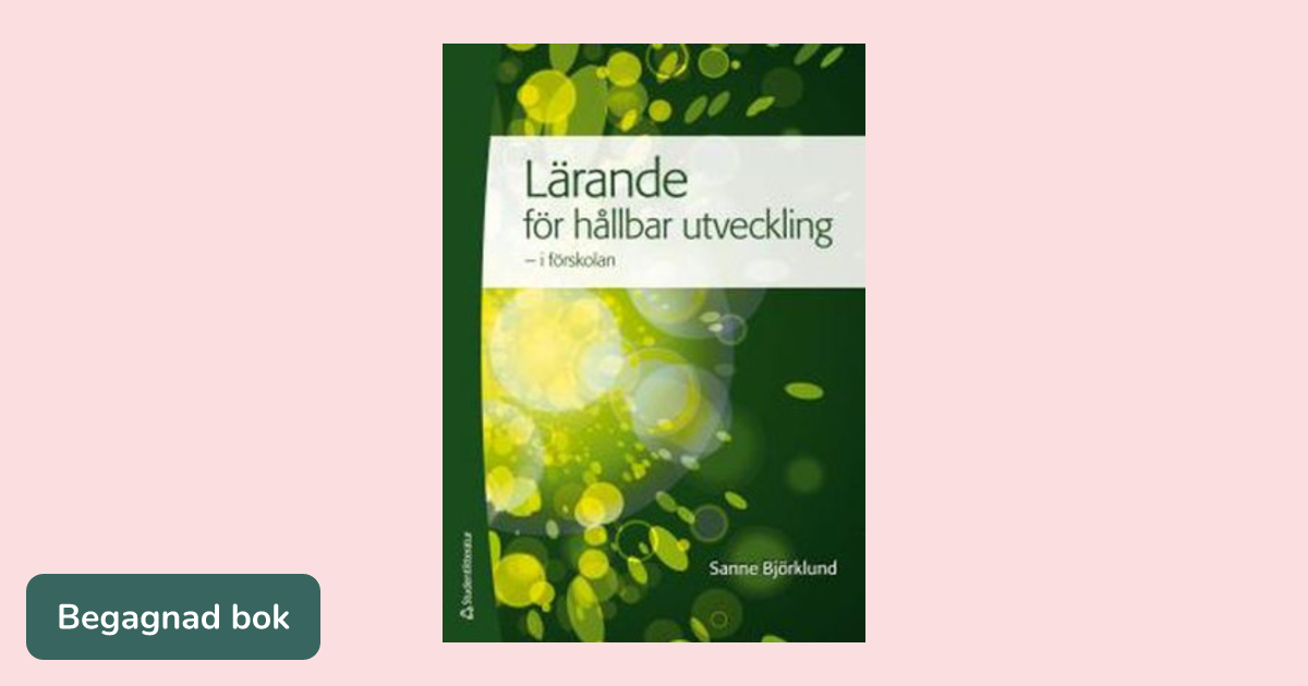 Larande For Hallbar Utveckling Sanne Bjorklund