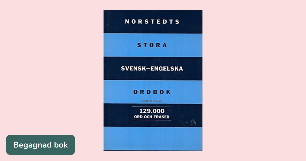 Norstedts stora svensk-engelska ordbok : Norstedts