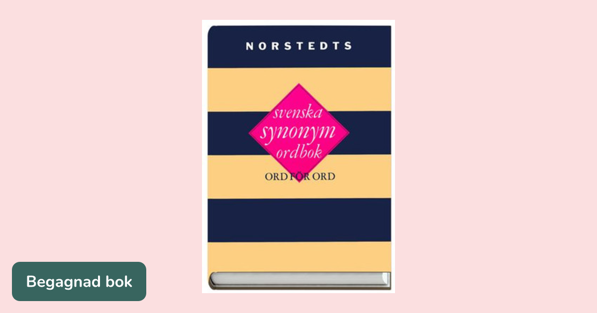 Svensk Synonymordbok Norstedts