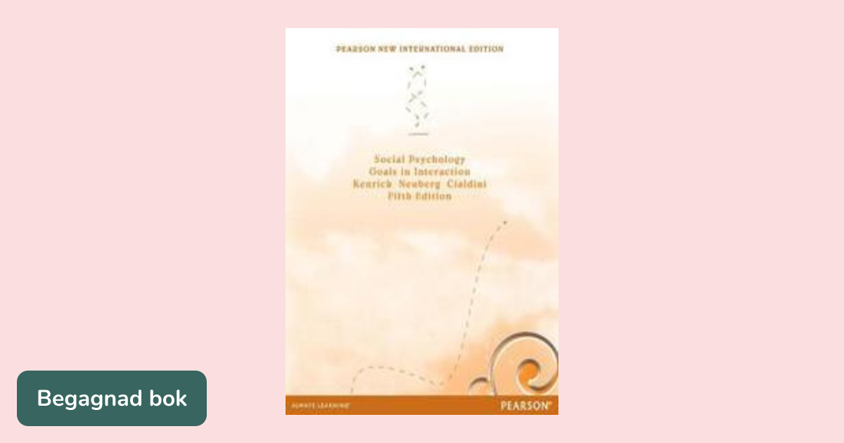 Social psychology : goals in interaction - ISBN 9781292027807